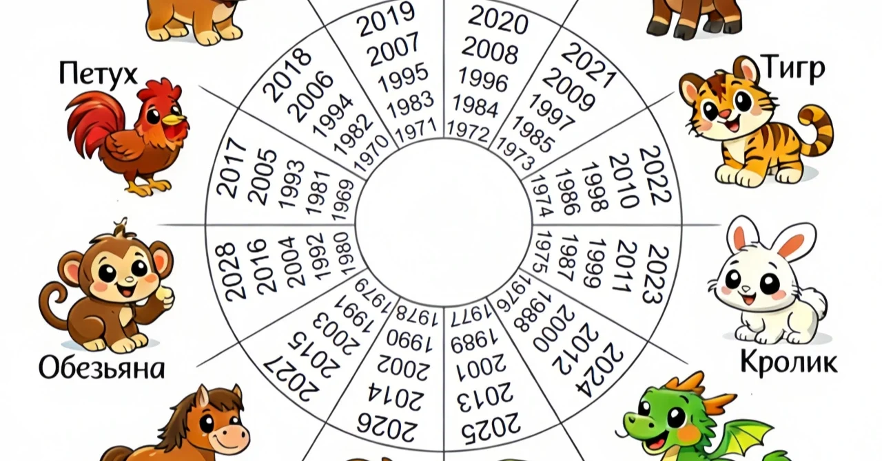 Китайский зодиак: 12 знаков животных, происхождение, характер и совместимость