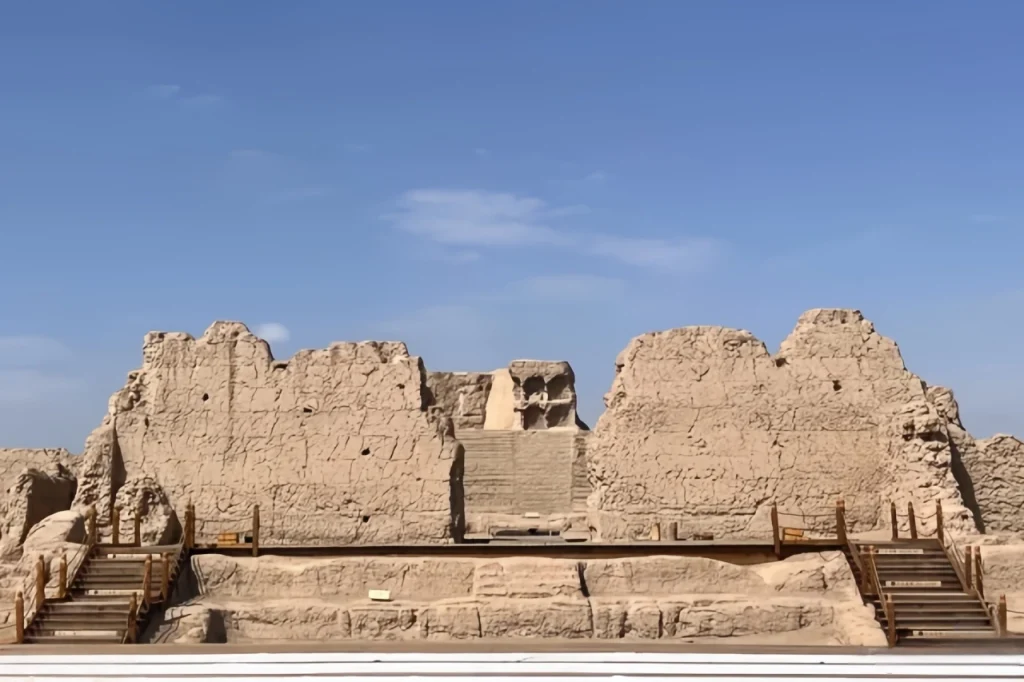 Руины городища Дахэ