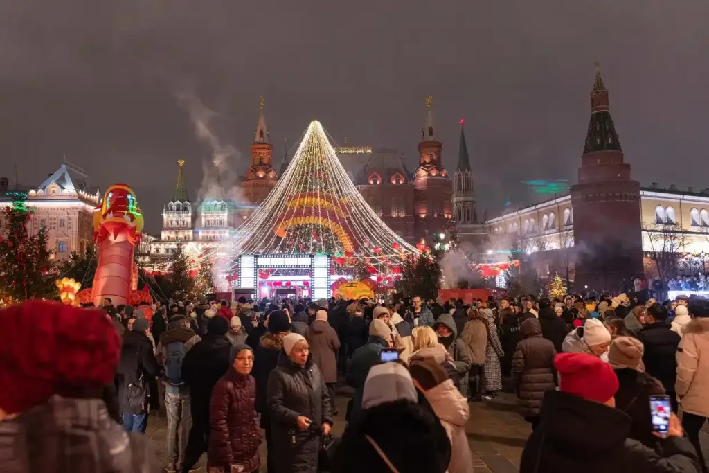 Москвичи празднуют Китайский Новый год