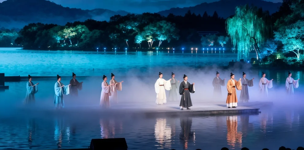 Песня на озере Запад