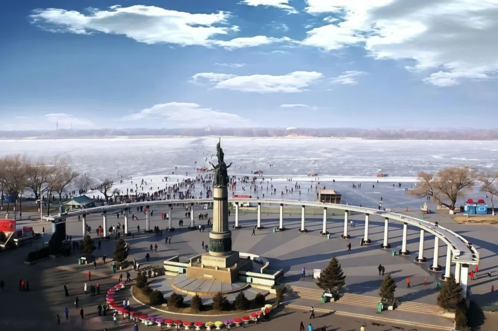 Парк сталина в Харбине