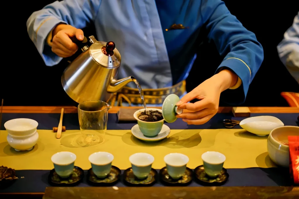 Дегустация чая Да Хун Пао