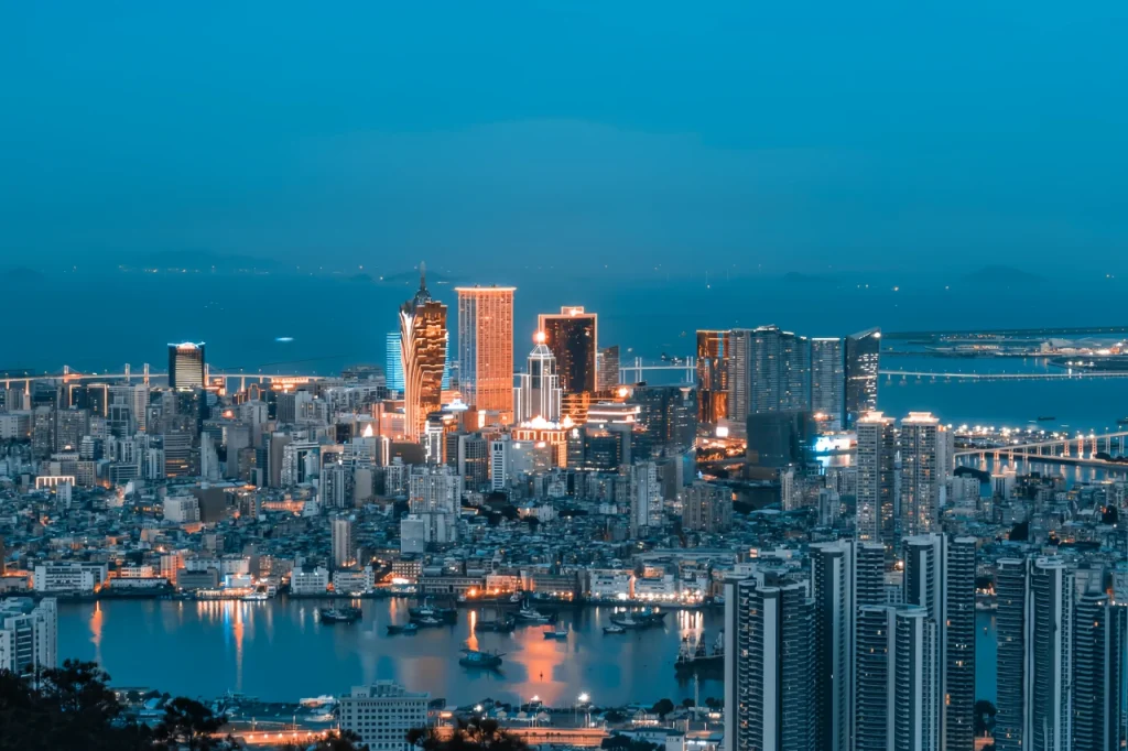 Ночной вид Макао