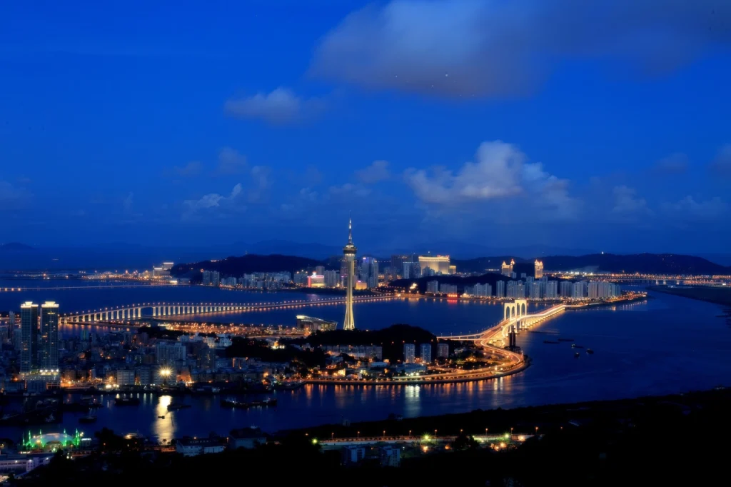 Ночной вид Макао