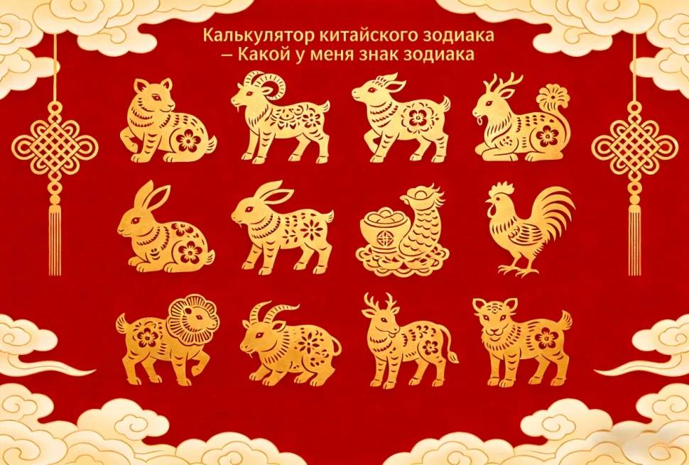 Калькулятор китайского зодиака