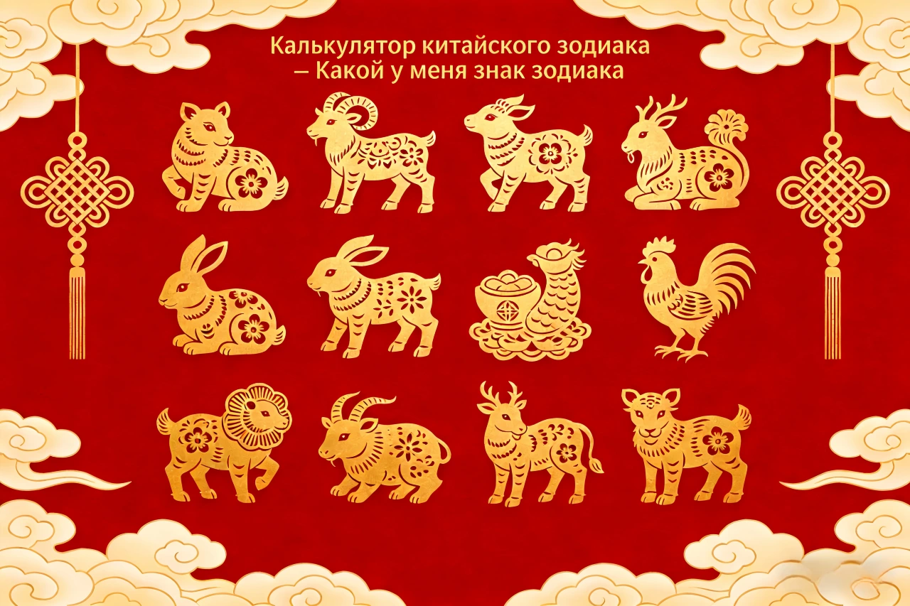 Калькулятор китайского зодиака