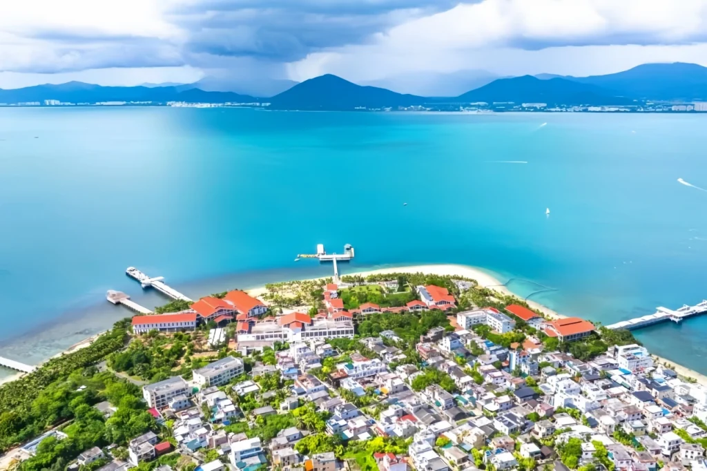 рыбацкая деревня на острове Сидао