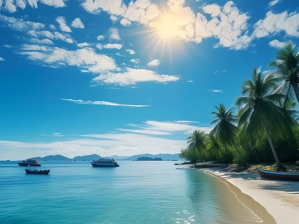 пляж острова Сидао