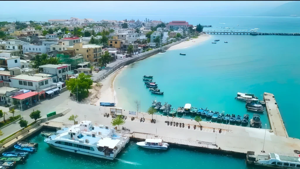 рыбацкая деревня на острове Сидао