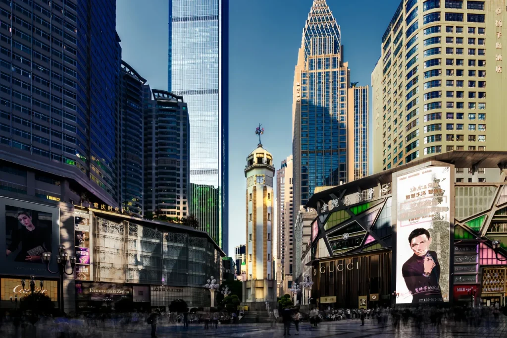 Пешеходная улица цзефанбэй